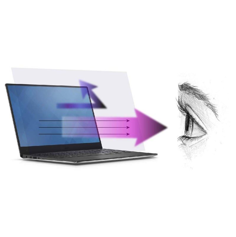 EZ-Pro Screen Protector Premium Anti Blue Light and Anti Glare Screen Protector (3 Pack) for 18.5 Inches Widescreen Desktop Monitor. Filter out Blue Light and relieve computer eye strain to help you sleep better - Image 1